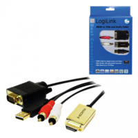 2m HDMI to VGA with Audio Cable