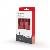 Gembird Porto earphones with microphone and volume control with flat cable 3.5 mm
