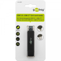 Goobay USB 3.0 – USB-C 2in1 card reader USB 3.0 Male